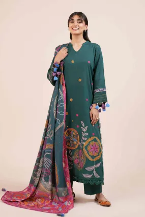 3 Piece - Embroidered Suit - 42404236