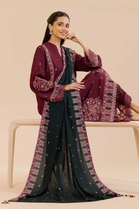 3 Piece - Embroidered Suit - 42405032