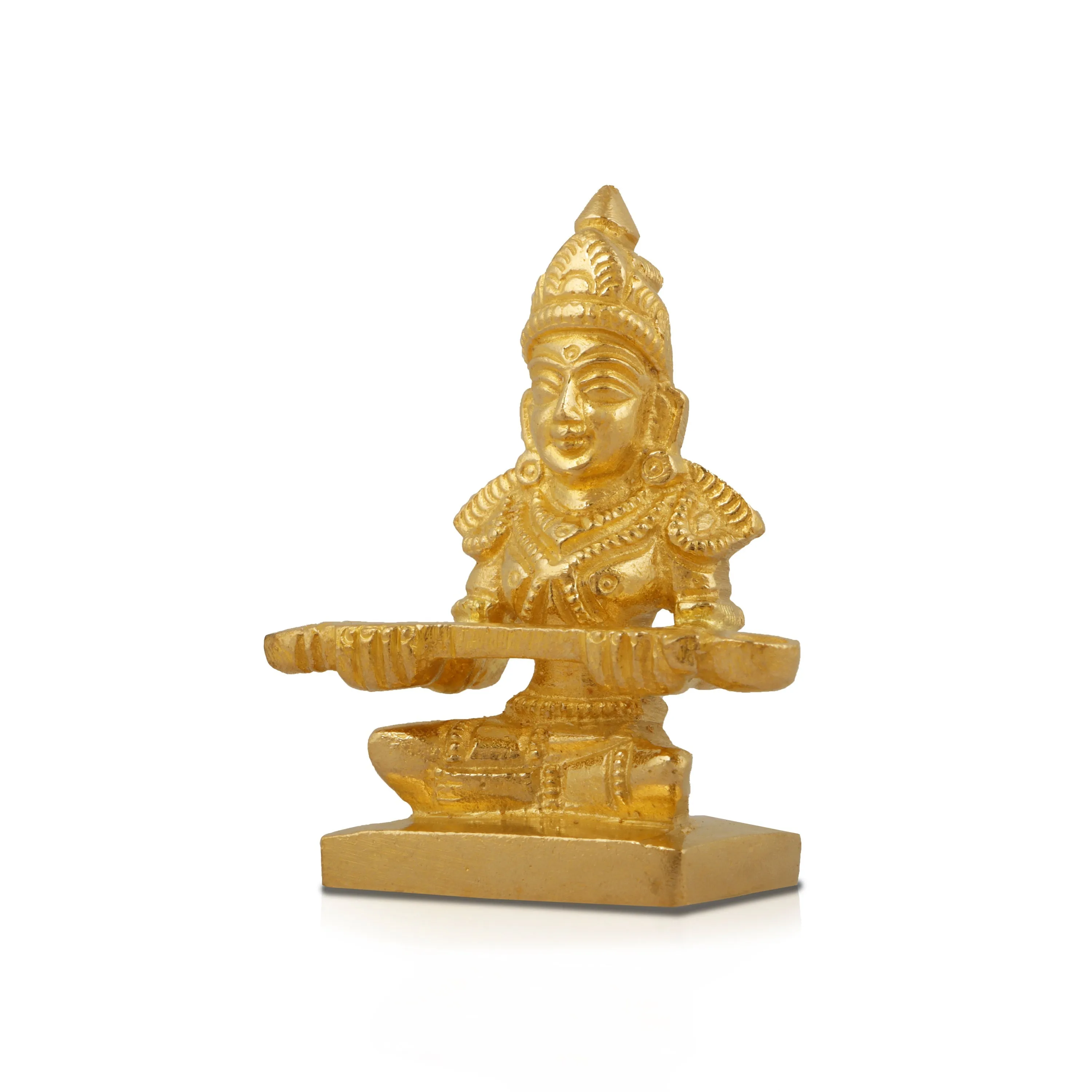 Annapuran Devi Murti - 2.5 Inches | Brass Idol/ Annapoorani Statue/ Annapurna Idol for Pooja