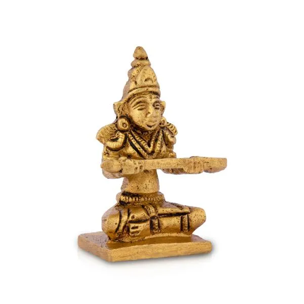 Annapuran Devi Murti - 2.5 x 1.5 Inches | Brass Idol/ Annapoorani Statue/ Annapurna Idol for Pooja