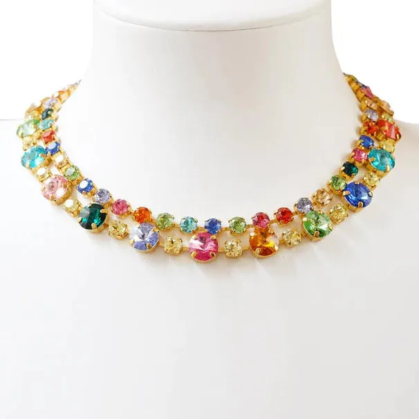 Caroline Svedbom Pomono Necklace - Rainbow Combo