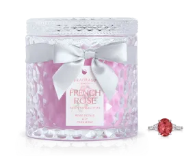 French Rose - Satin Collection - Jewel Candle