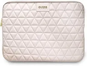 Guess Padded Quilted Sleeve for 13" Tablets Pink - GUCS13QLPK