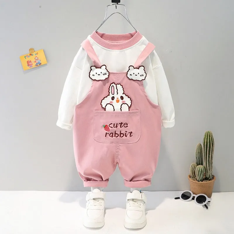 Kids Velvet Cartoon Suit