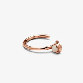 Rose Gold Bitty Gemstone Ear Cuff