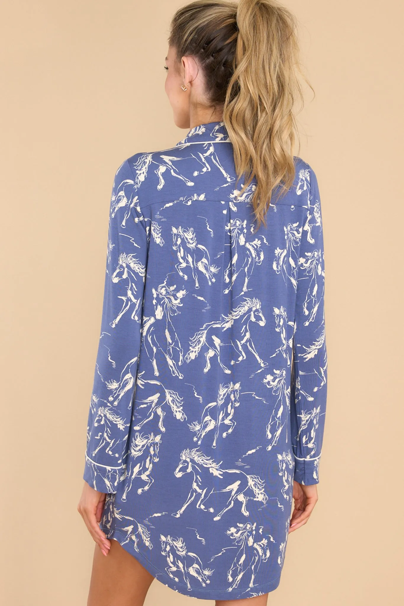 Running Wild Dark Denim Nightshirt