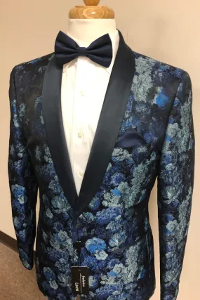 Stefano Blue Tuxedo Jacket (Separates)